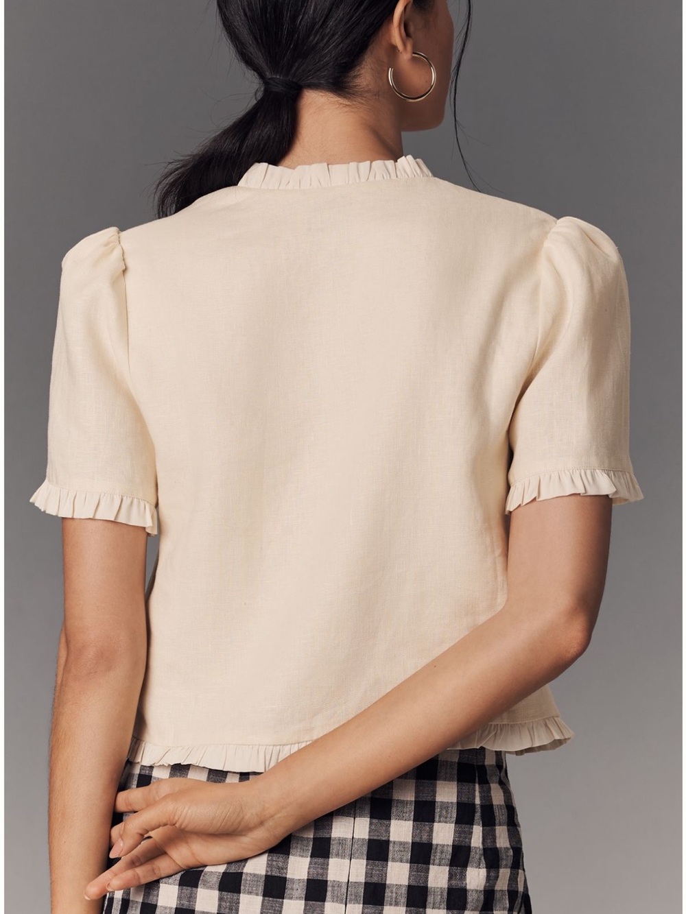 Reformation Bess Linen Top - Picture 2 of 7